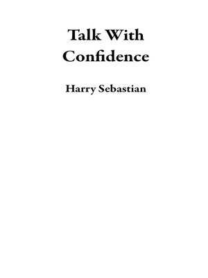 cover image of Talk With Confidence
